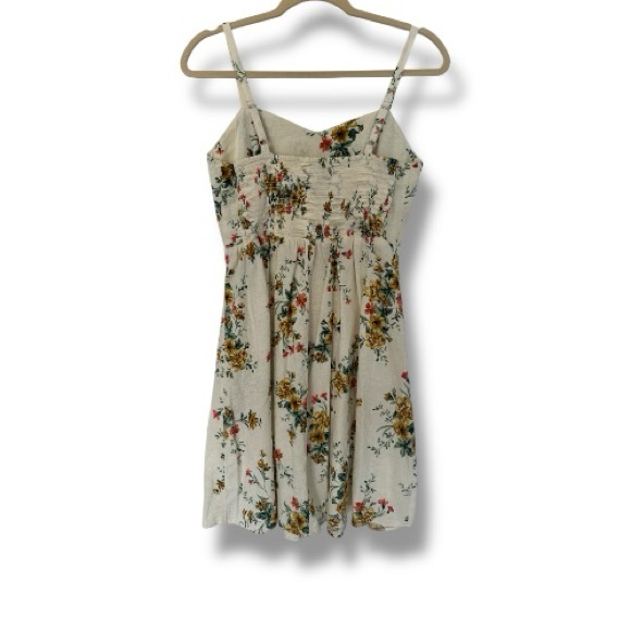 Old Navy Floral Cami Dress Size Medium Linen Blend NWT Sundress - Picture 2 of 6
